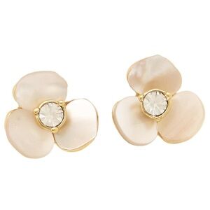 Kate Spade New York ♠️ Small Disco Pansy pearl earrings 🪩 🌺🕺